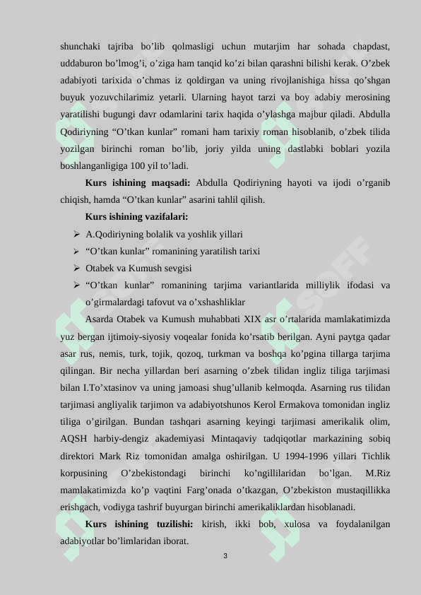 O'tkan kunlar asari birinchi roman, Abdulla qodiriyning hayoti va ijodi 3
