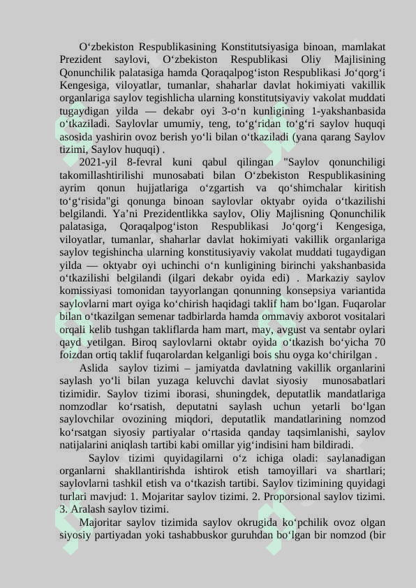 O‘ZBEKISTON  RESPUBLIKASI  VAZIRLAR MAHKAMASI. MAHALLIY  DAVLAT HOKIMIYATI ASOSLARI. FUQOROLARNINGO‘ZINI O‘ZI BOSHQARISH ORGANLARI. 8