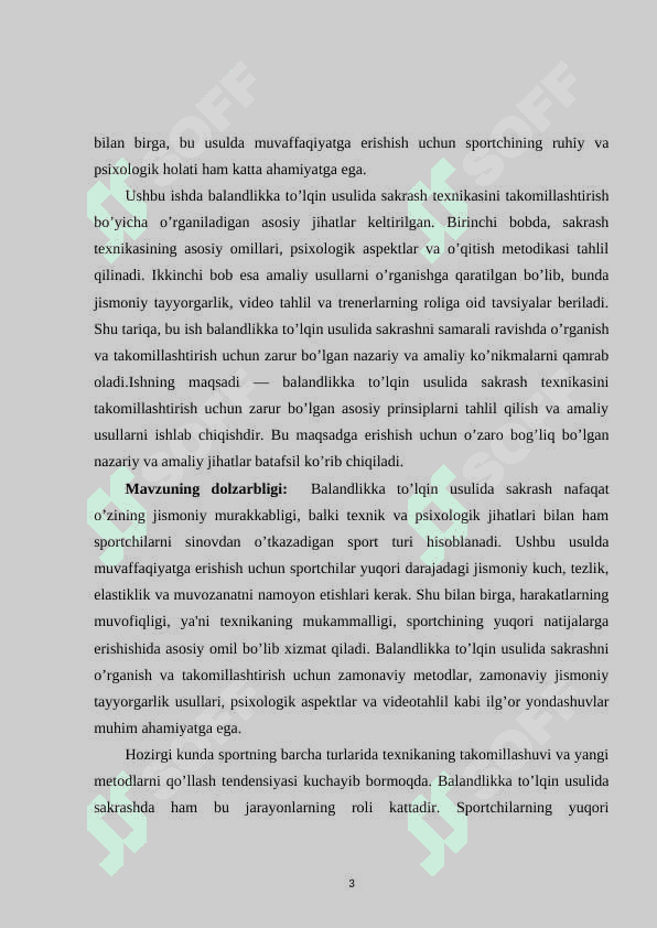Balandlikka to’lqin usulida sakrash texnikasini takomillashtirish 3