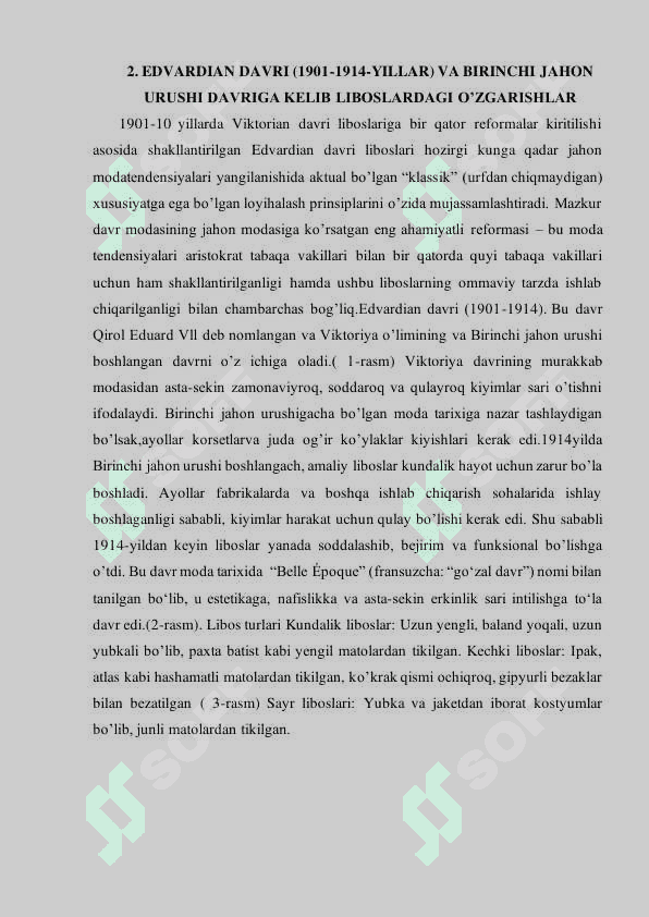 1901-1916-yillardagi ayollar libosi tarixi 5