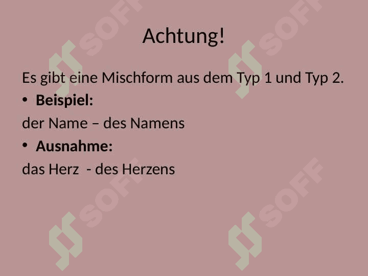 eigenständiges Arbeitsthema: die schwache Deklination der Substantive 4