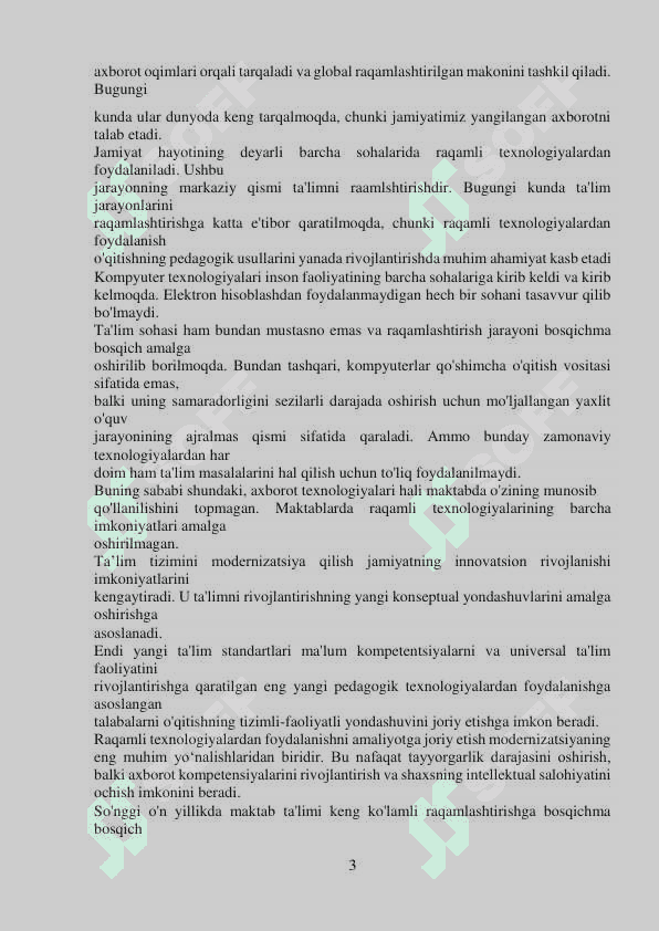 Zamonaviy raqamli texnalogiyalar va uning talimdagi ahamiyati 3