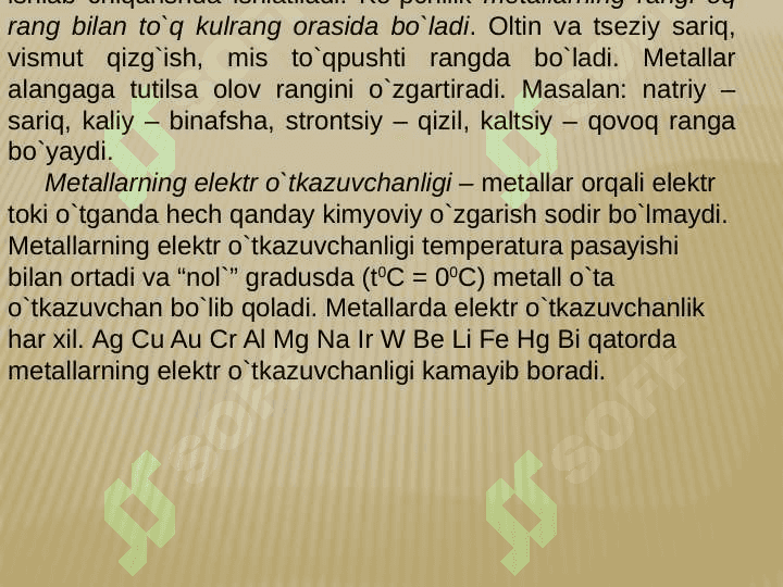 NODIR METALLAR 5