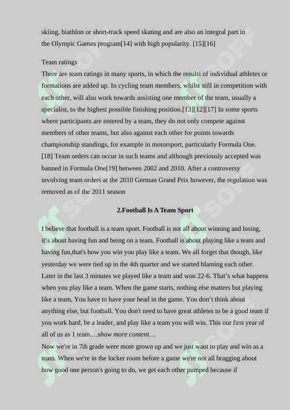 Team sport 4