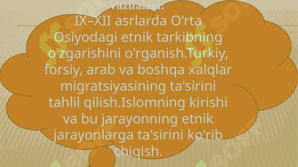 IX-XII ASRLARDA O’RTA OSIYODA ETNIK JARAYONLAR 4