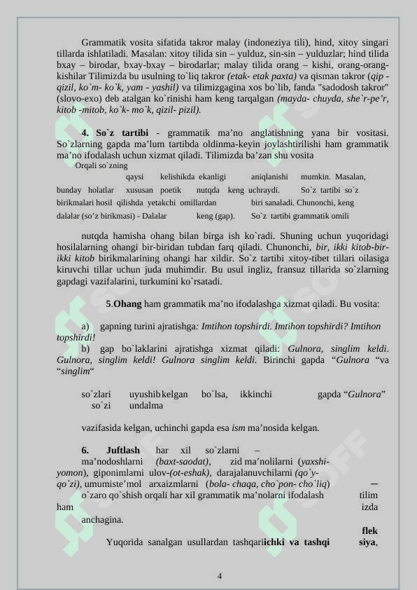 Grammatika. Morfologiya 4