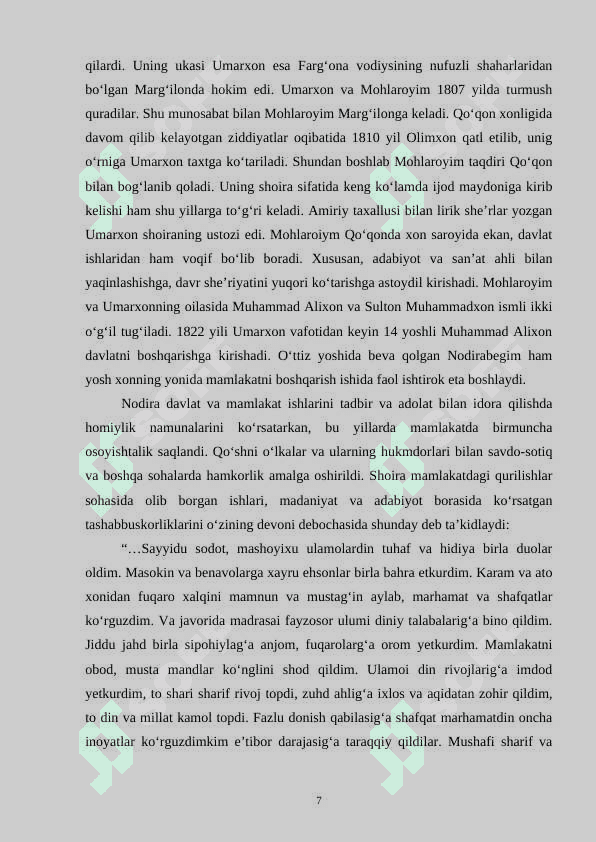 Mohlaroyim Nodira lirikasi 7