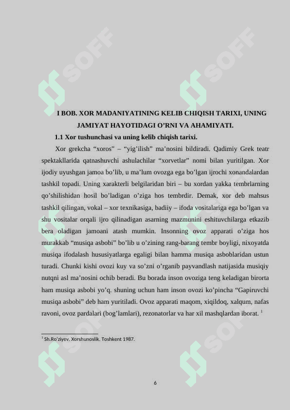 Xor ma’daniyatining kelib chiqish tarixi 6