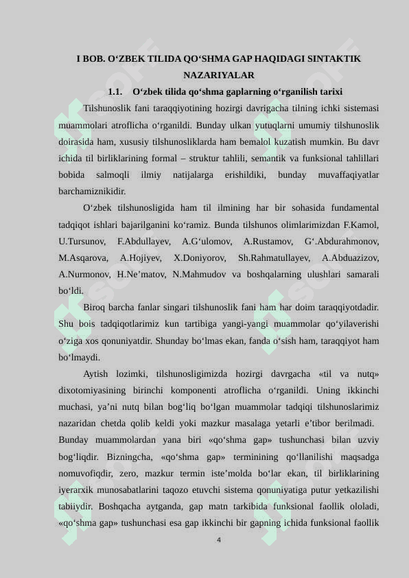 O‘ZBEK TILSHUNOSLIGIDA QO‘SHMA GAPLAR 4