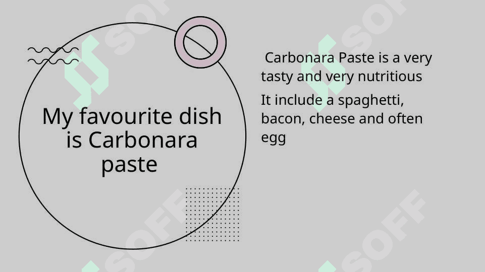 ProjectMy favorite dish 2