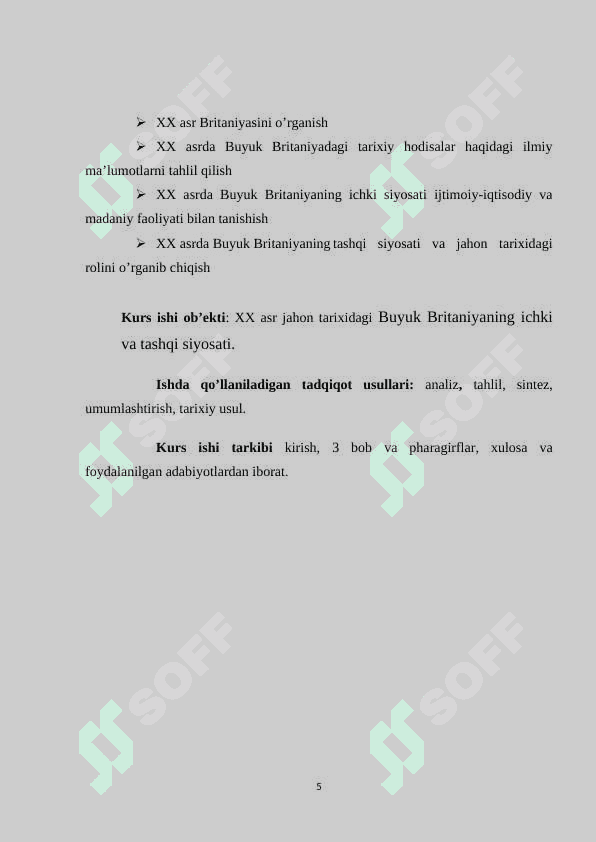 XX asrda buyuk britaniyaning ichki va tashqi siyosati 5