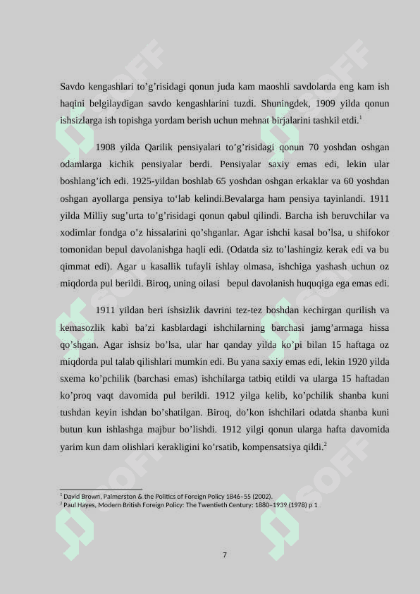 XX asrda buyuk britaniyaning ichki va tashqi siyosati 7