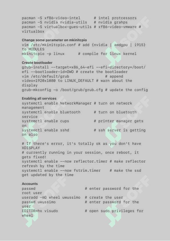 Arch Linux Installing 3