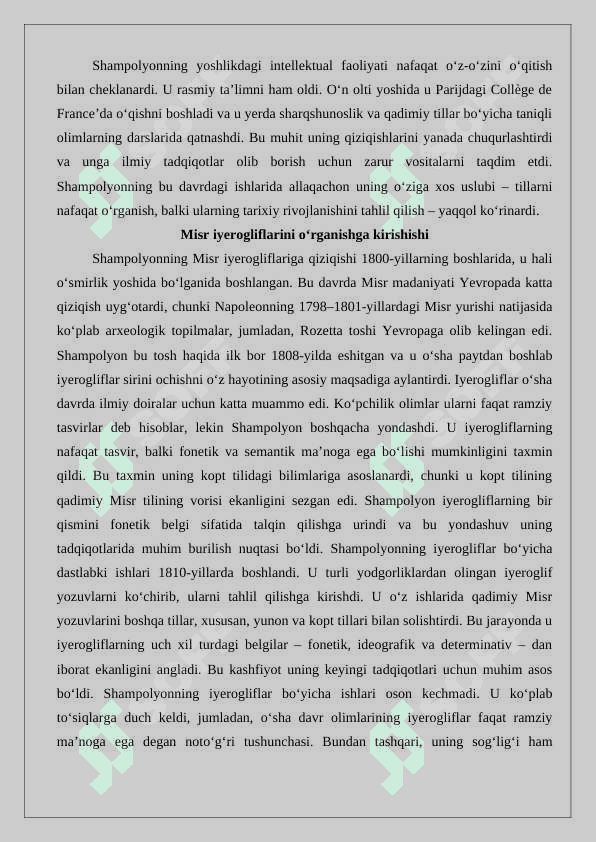 Jan Fransua Shampolon faoliyati 25 3