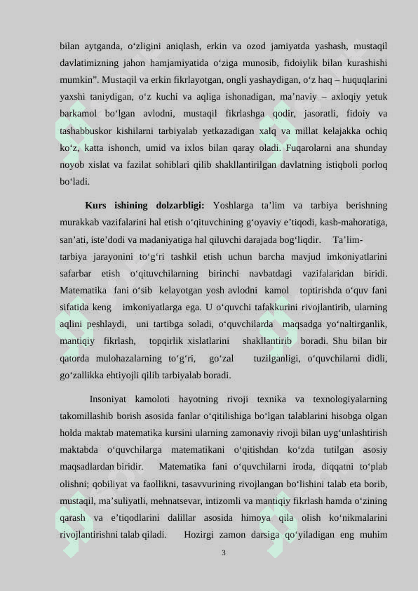 To‘plamlar va ular ustida amallar, to‘plamda akslantirishlar  25 3