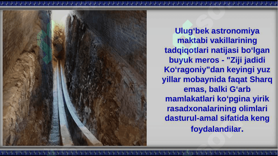 Temuriylar davlati. Mirzo Ulug‘bek “To’rt ulus tarixi” 7