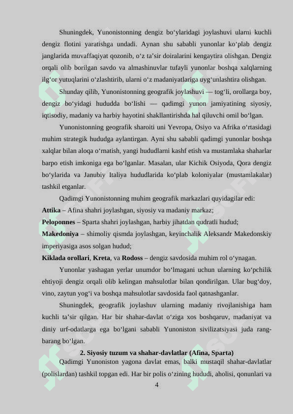 Qadimgi Yunon svilizatsiyasi 4