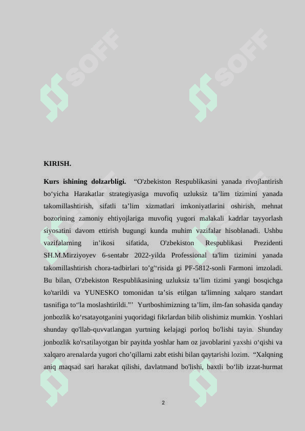 Tropikada tarqalgan oziq   ovqat o‘simliklari 2