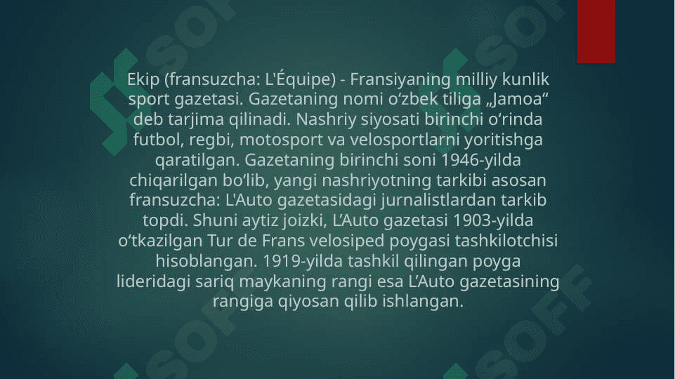 Fransiya matbuoti 2