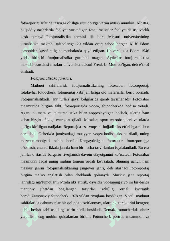 Mass Media va TV jurnalistikasi 7