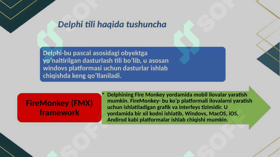 Delphi tilida mobil ilova yaratish 4