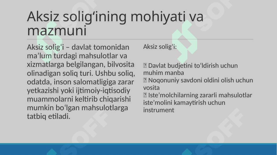 AKSIZ SOLIG'I (SLAYD) 3