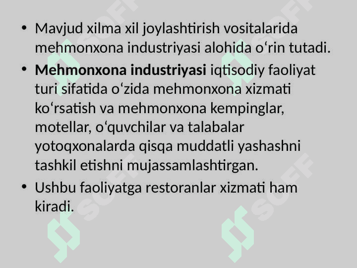 TURIZMDA JOYLASHTIRISH VOSITALARI 3