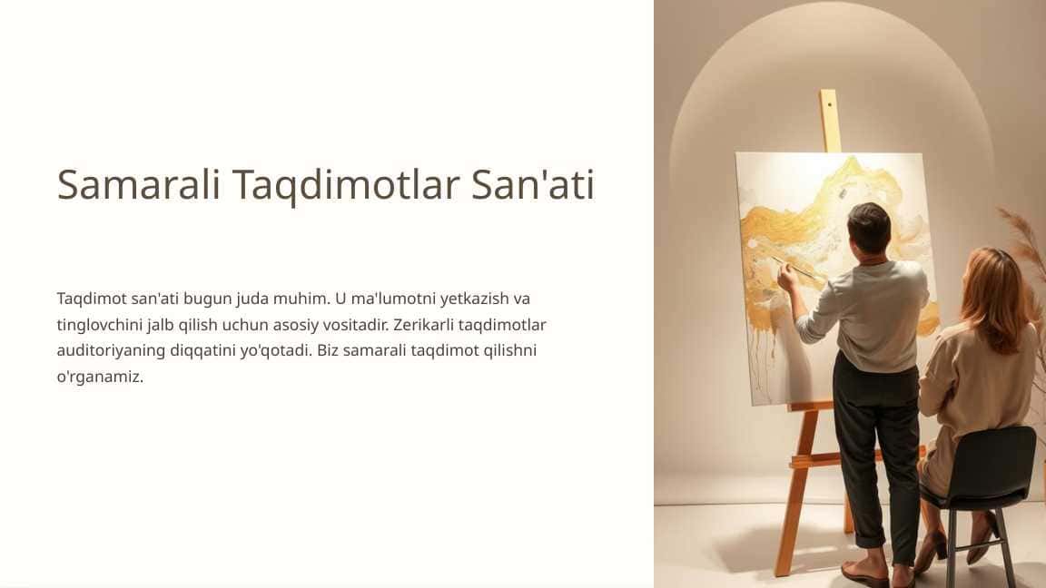 Samarali Taqdimotlar San'ati