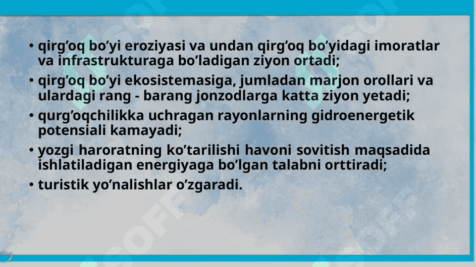 Iqlim o'zgarishi 2025 7