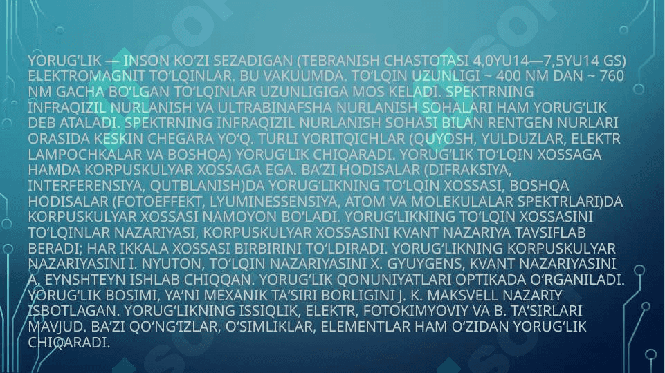 Dia  para  va  perramaginitizm  tabiati.Yorug’lik  nurining  tabiati. 3
