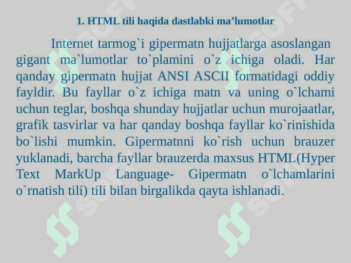 Web sahifa yaratish qo'llanmasi 5