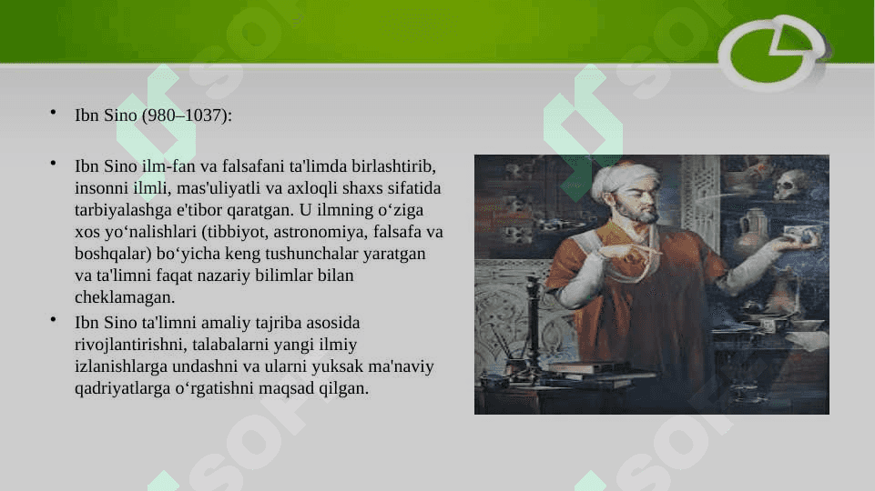 Sharq mutafakkirlari ta'lim metodlari 4