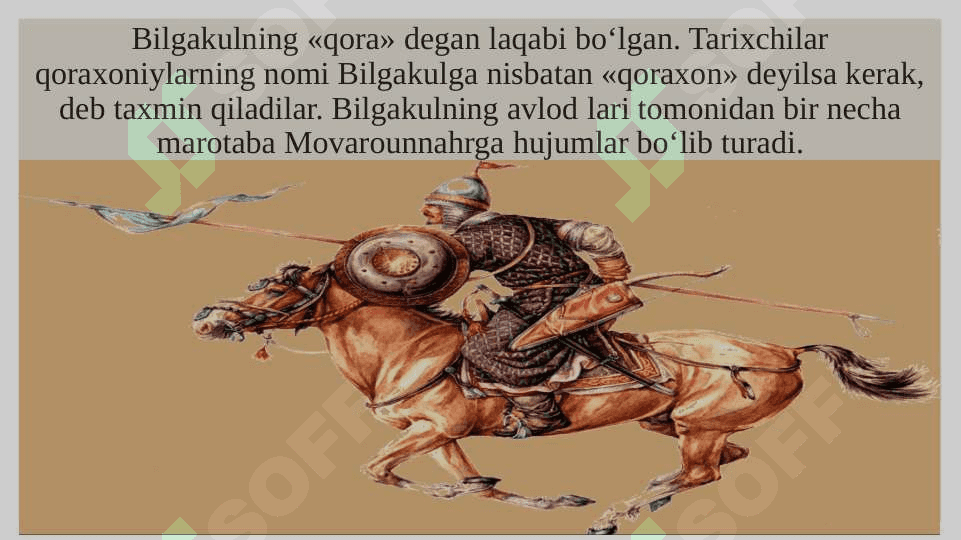 Qoraxoniylar davlatining tariximizdagi o'rni 4