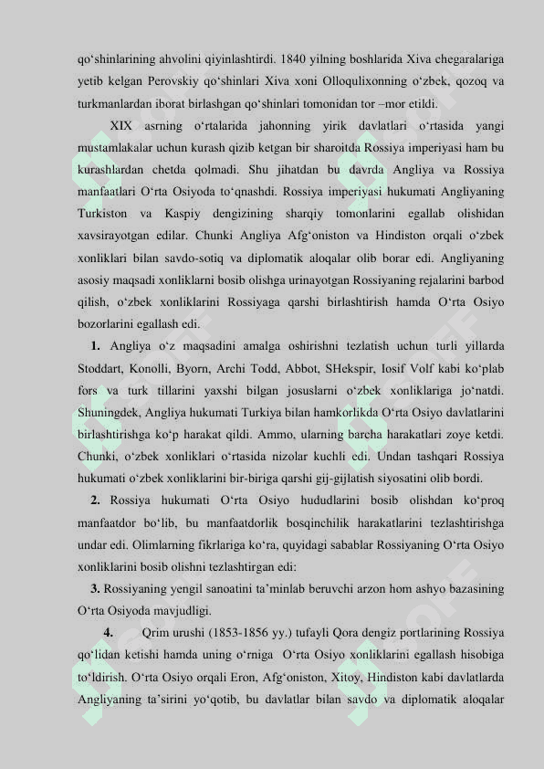 turkiston general gubernatori. O'rta OSiyoda rus mustamlakachiligi 4