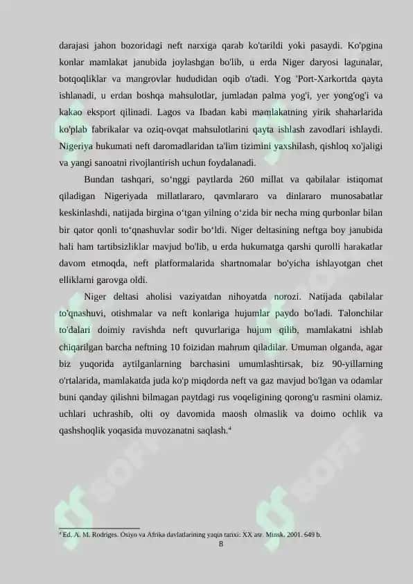 XVI-XVIII asrlarda Afrika mamlakatlari 8