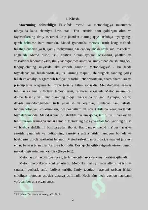 RIVOJLANISH VA UNING MEZONLARI. 2