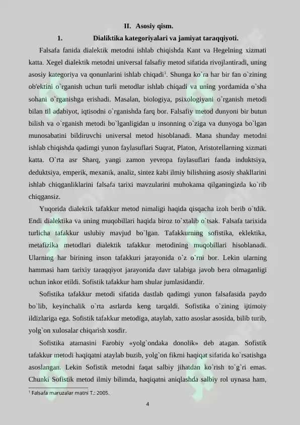 RIVOJLANISH VA UNING MEZONLARI. 4