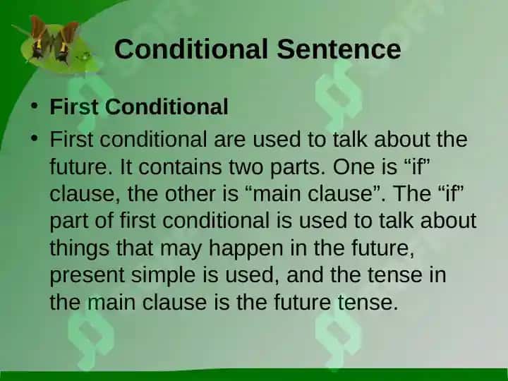 English Grammar I - Conditional Sentence 2