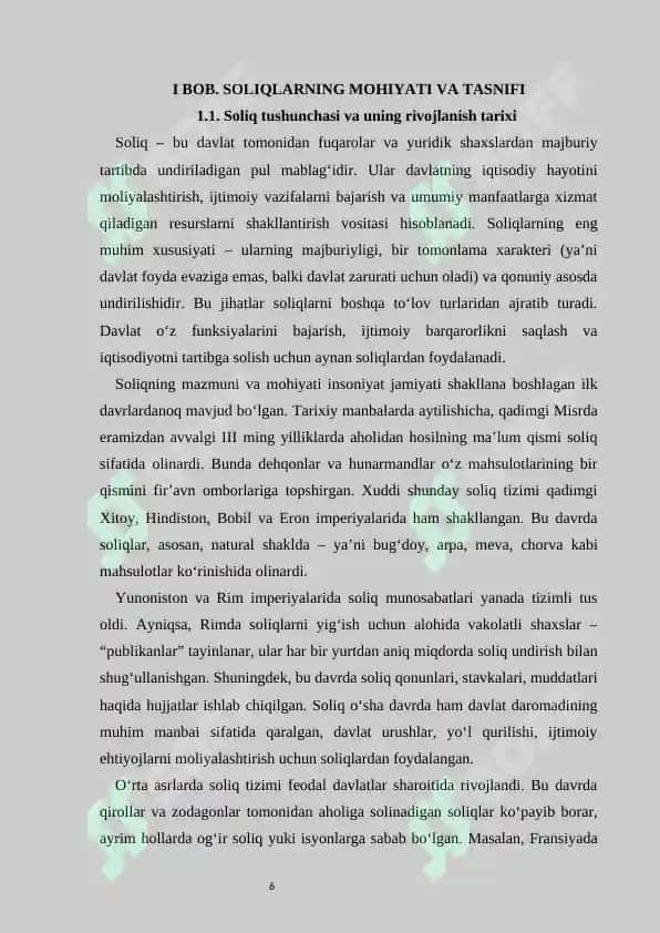 Soliqlar va ularning vazifalari 6
