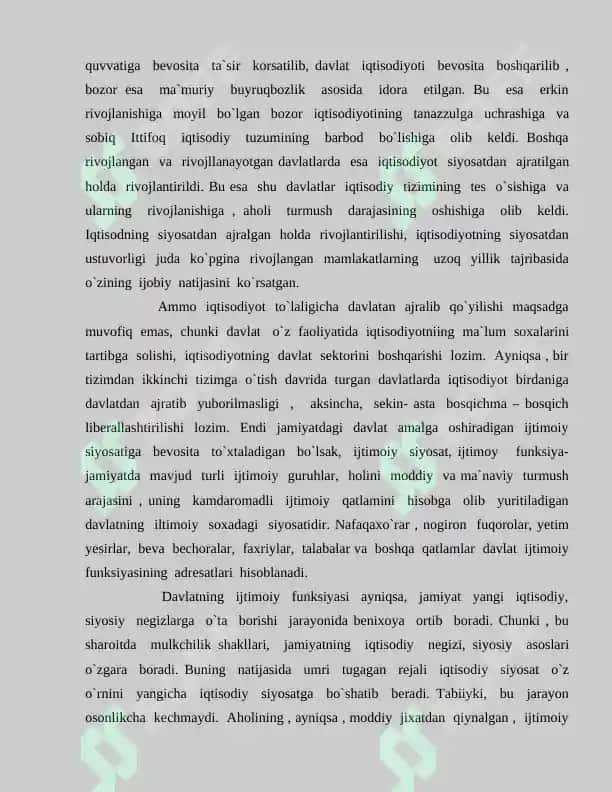 Davlatning funksiyalari va rollari 8