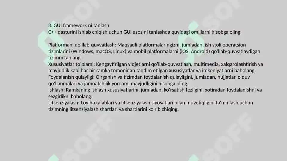 Foydalanuvchi grafik interfeysi (GUI) ni yaratishni individual holda bajarish 4