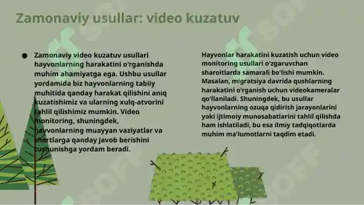 Hayvonlar harakatini o'rganish 4