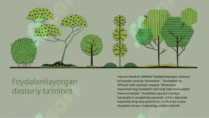 Hayvonlar harakatini o'rganish 6