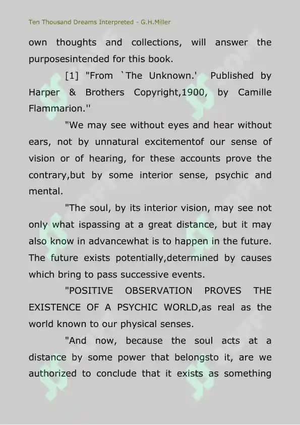 Ten Thousand Dreams Interpreted 7