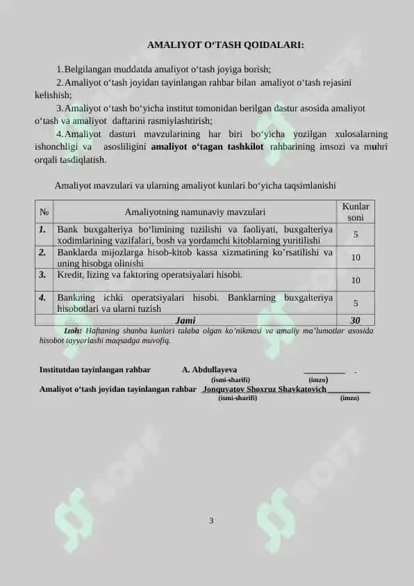BANK ISHI (SIRTQI) FAKULTETI 3