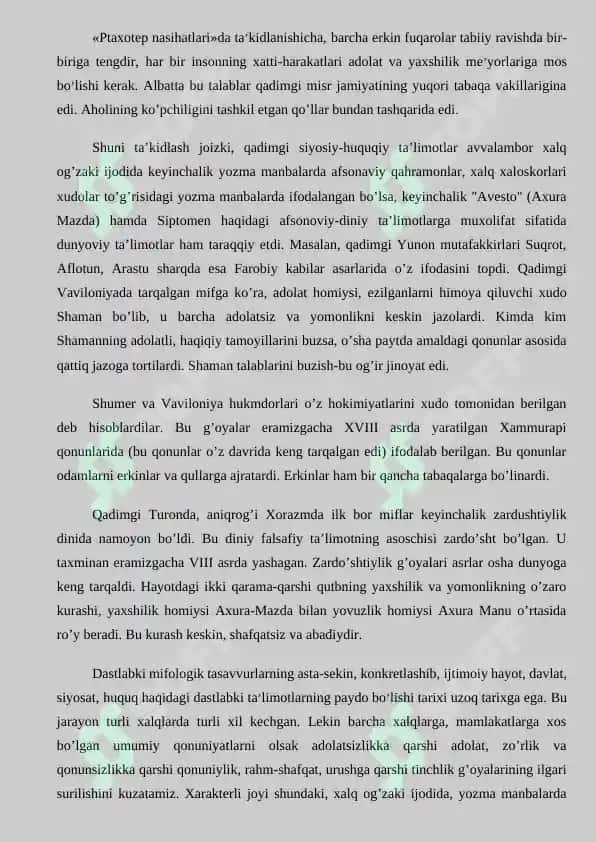 Sharq mamlakatlarida siyosiy va huquqiy ta’limotlari 2