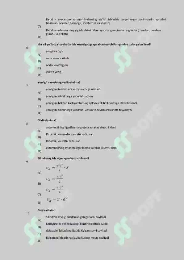 AVTOMOBIL TEST 2