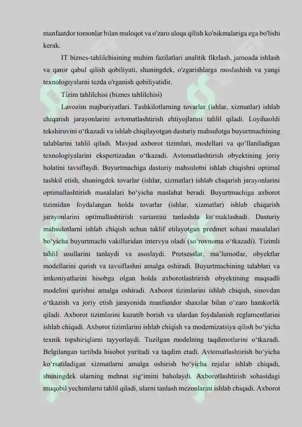 IT kompaniyalarda biznes analitika 2