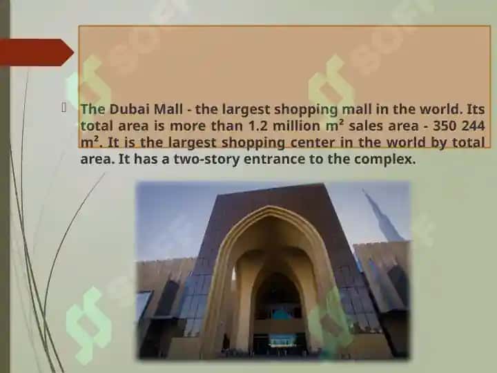 Shopping center Dubai Mall 4