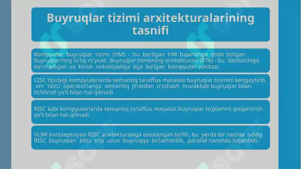 Kompyuteni tashkil etish 4